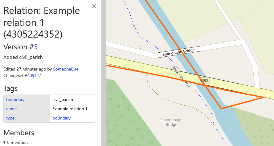 invalid relation in OSM