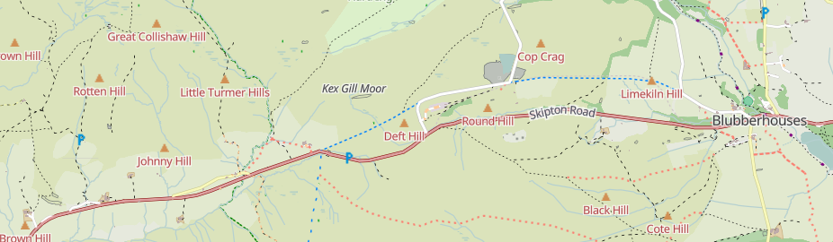 Kex Gill, west of Harrogate