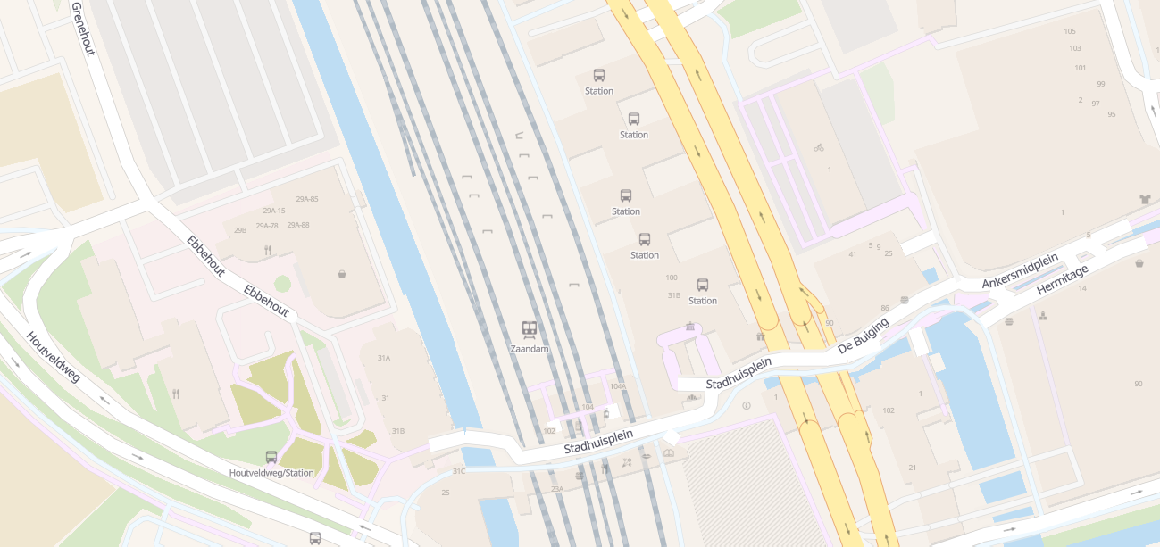 Zaandam Station, Versatiles Colorful